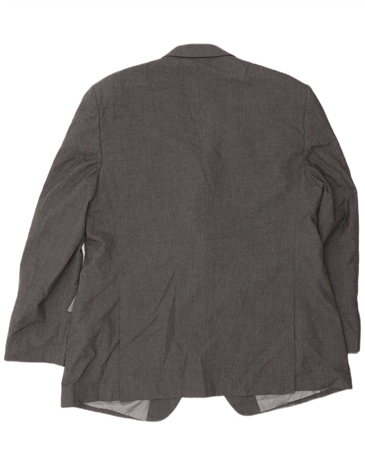 Marks & Spencer Chaqueta tipo blazer con 2 botones para hombre UK 48 2XL Poliéster gris