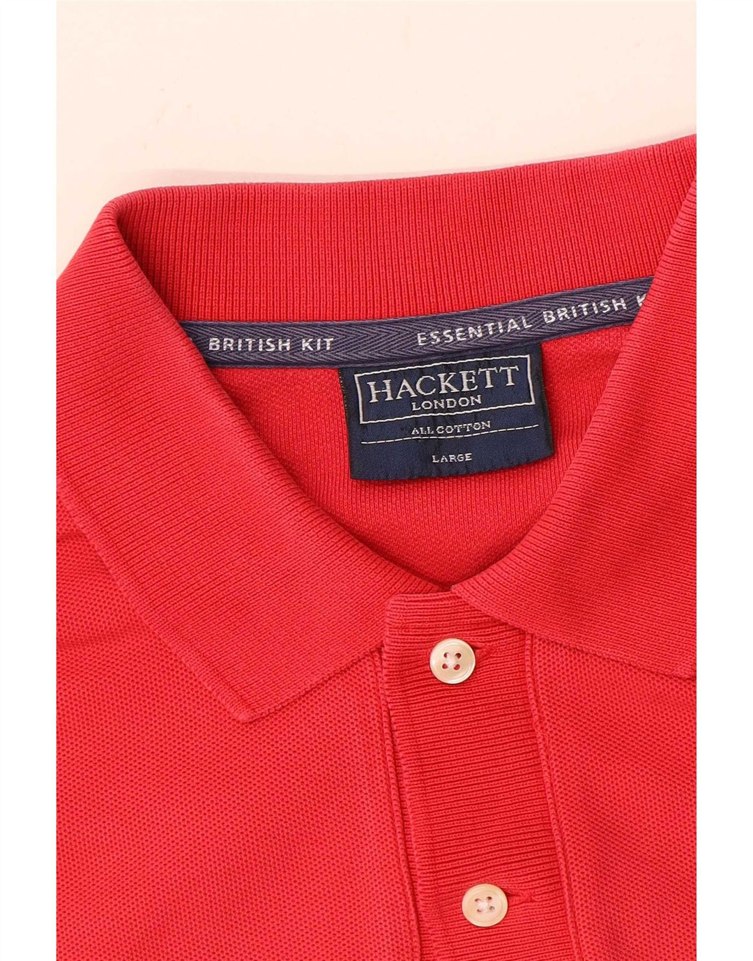 Hackett Polo Gráfico De Algodón Con Diseño Color Block En Rojo Grande | Hombre