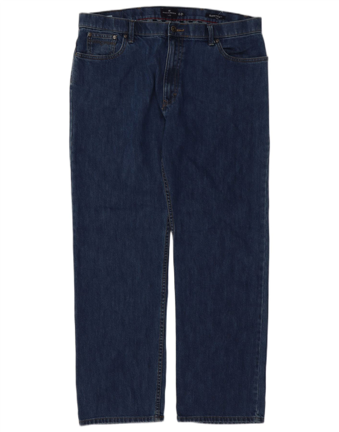 Marks & Spencer Vaqueros rectos azules Harbor para hombre W38 L31 Algodón azul