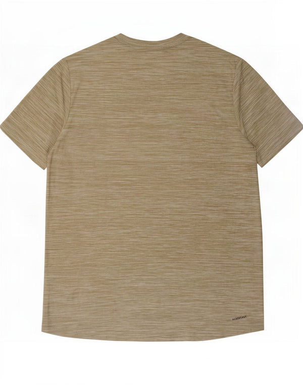 Adidas Hombre Aeroready Camiseta Top Grande Verde Moteado Poliéster