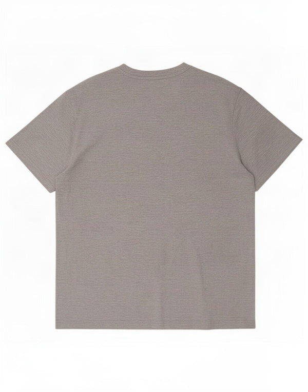 Camiseta estampada para hombre Mountain Warehouse Top XL de algodón moteado gris