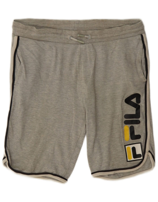 Fila Shorts deportivos gráficos para mujer Reino Unido 44 Algodón gris grande