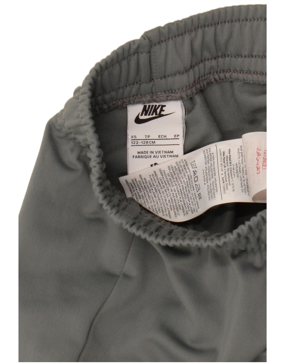 Nike Pantalones de chándal para niña Joggers 7-8 años XS Gris Poliéster