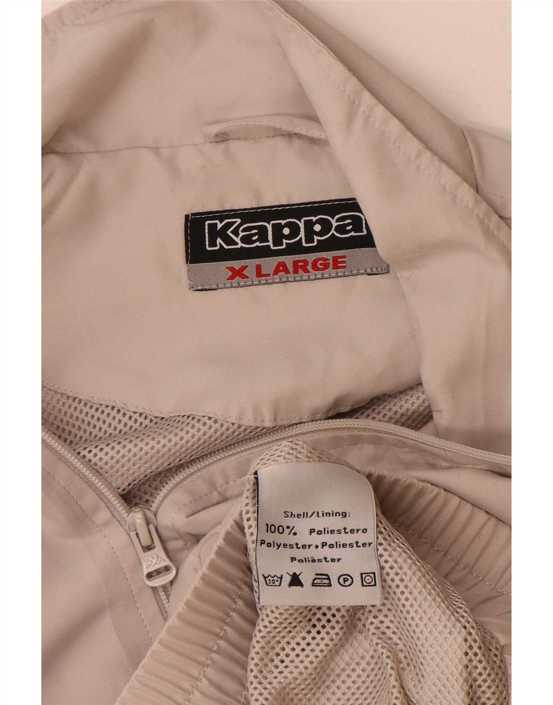 Kappa Chaqueta Bomber Hombre UK 42 XL Poliéster Beige