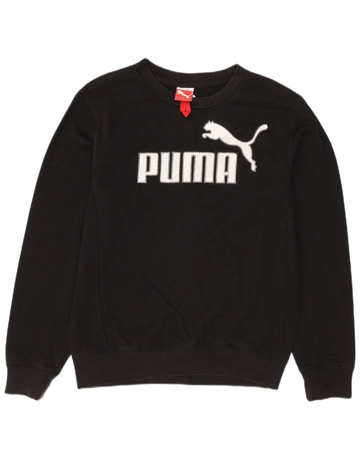 PUMA Sudadera con gráfico para Hombre, Jersey pequeño Negro
