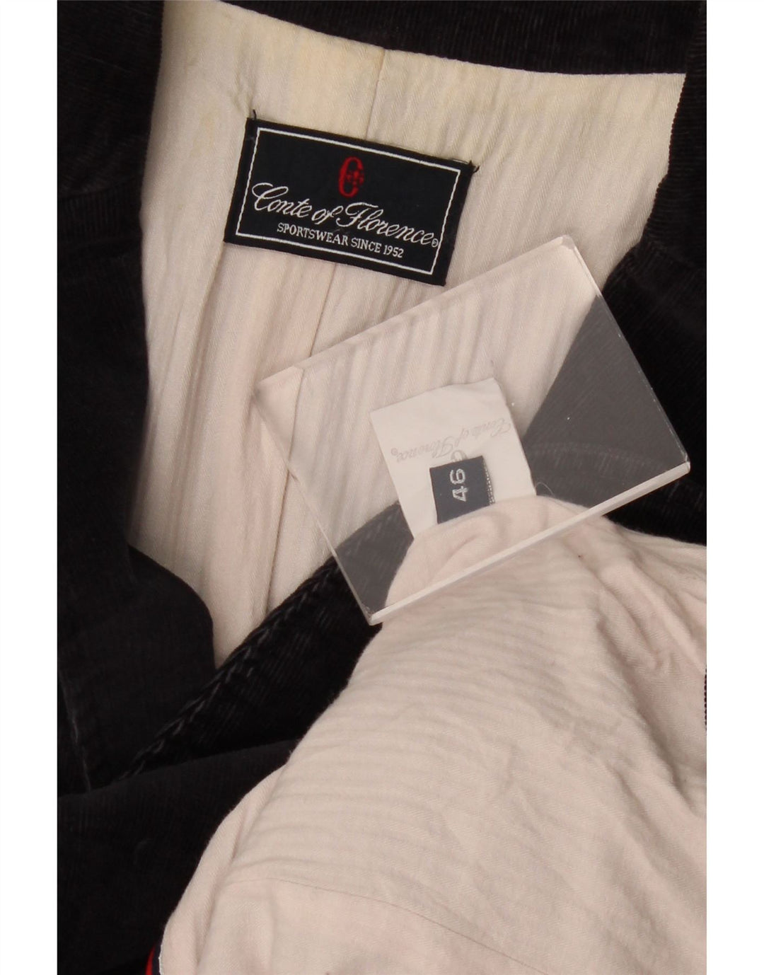 CONTE OF FLORENCE Chaqueta tipo blazer de 2 botones para mujer IT 46 Grande Azul marino