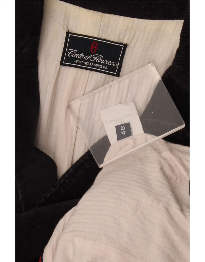 CONTE OF FLORENCE Chaqueta tipo blazer de 2 botones para mujer IT 46 Grande Azul marino