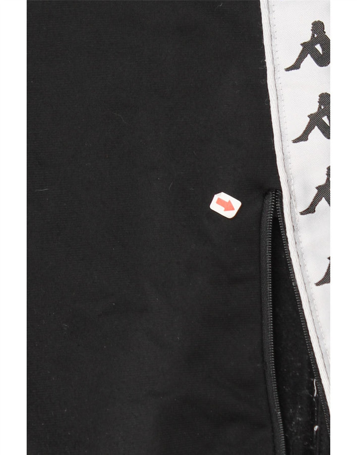 Kappa Hombre Pantalones De Chándal Con Gráfico Joggers Medium Black Colourblock