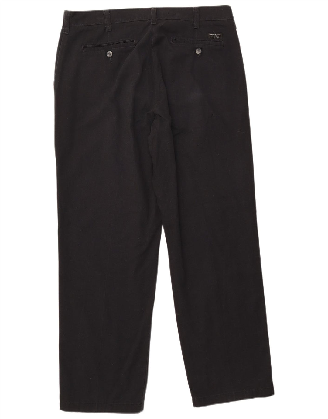 LEE Pantalones chinos rectos para hombre W34 L30 Algodón negro