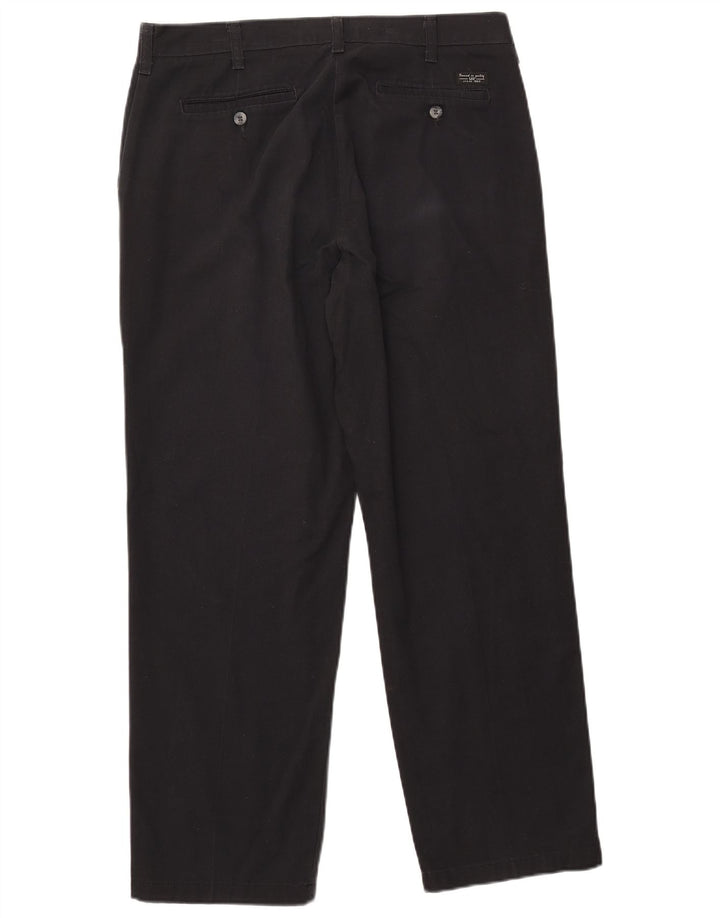 LEE Pantalones chinos rectos para hombre W34 L30 Algodón negro