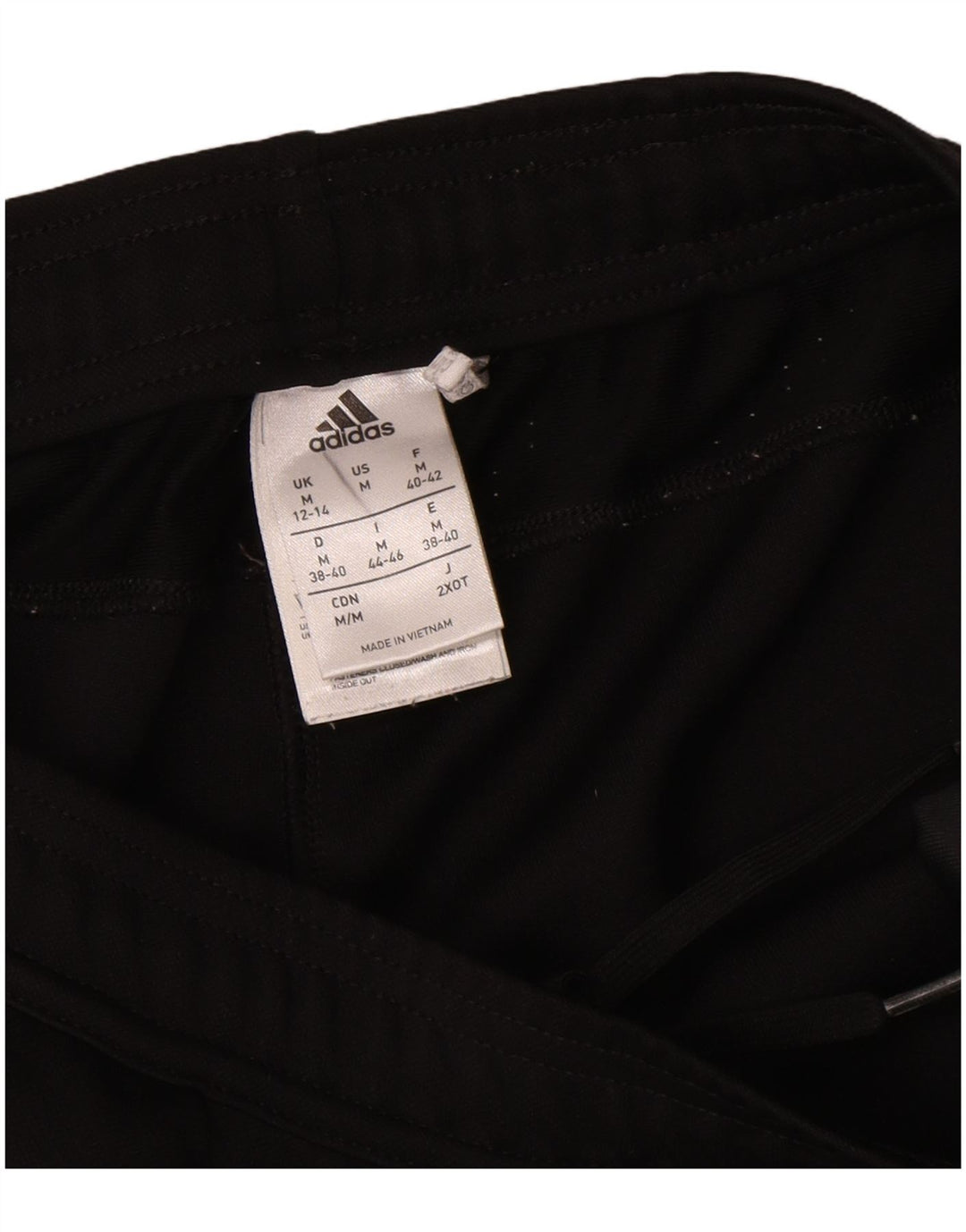 Adidas Pantalones de Chándal para Mujer UK 12/14 Mediano Negro Poliéster