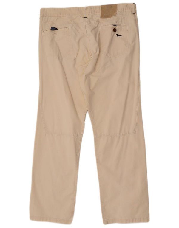 Harmont & Blaine Pantalones casuales rectos para hombre IT 54 2XL W36 L30 Blanco