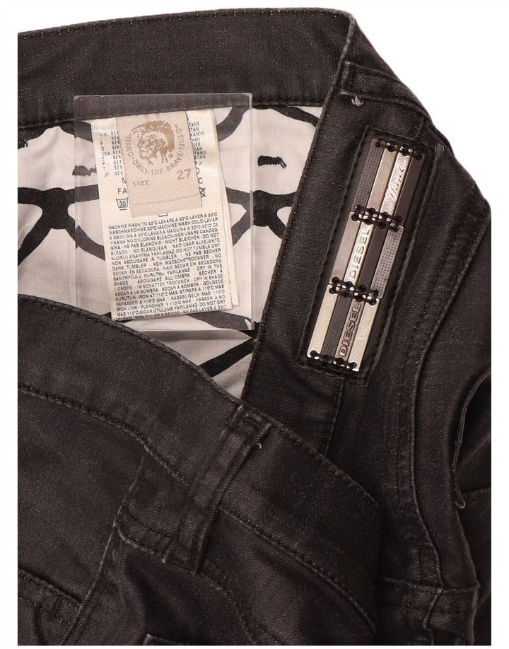 DIESEL Vaqueros Slim Mujer W27 L34 Negro Algodón