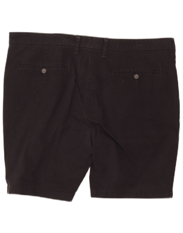 Marks & Spencer Pantalones cortos chinos para hombre W40 XL Algodón negro
