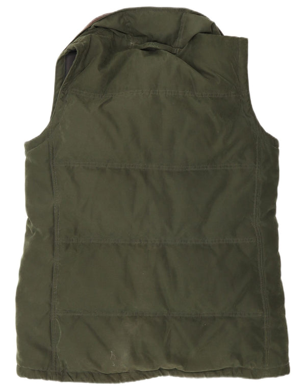 Musto Womens Padded Gilet UK 12 Medium Green Polyester