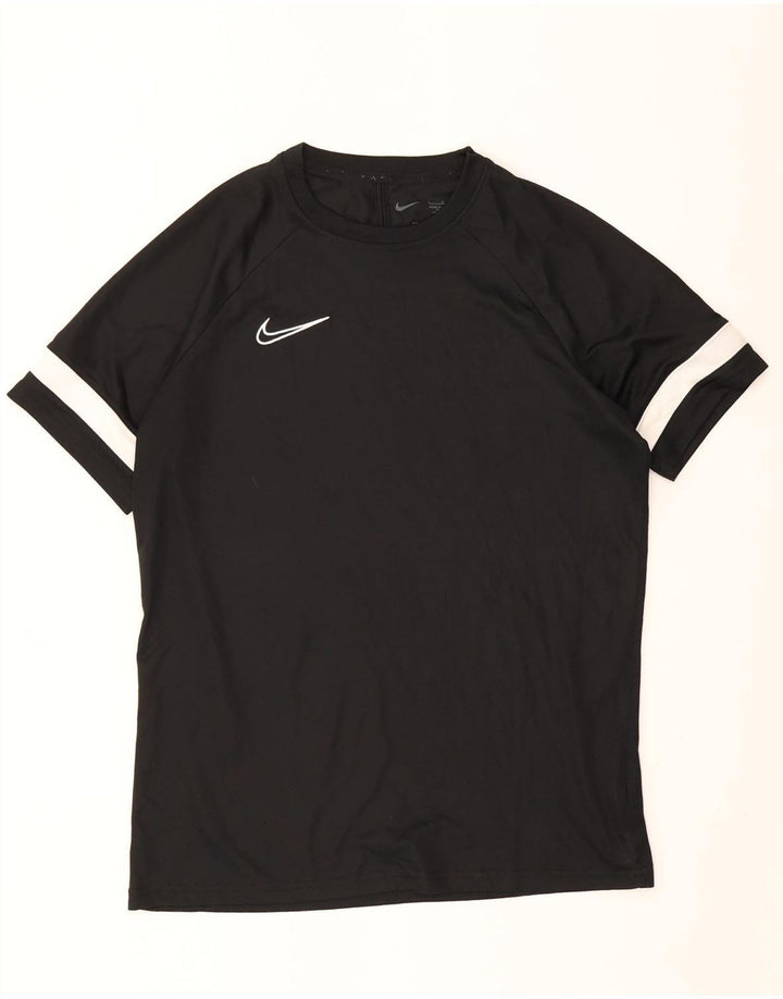 Camiseta Nike Dri Fit para hombre, talla grande, color negro, poliéster
