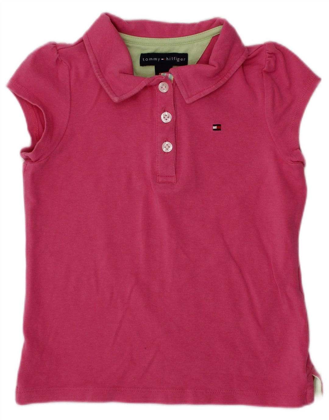TOMMY HILFIGER Polo Bebé Niña 18-24 Meses Algodón Rosa