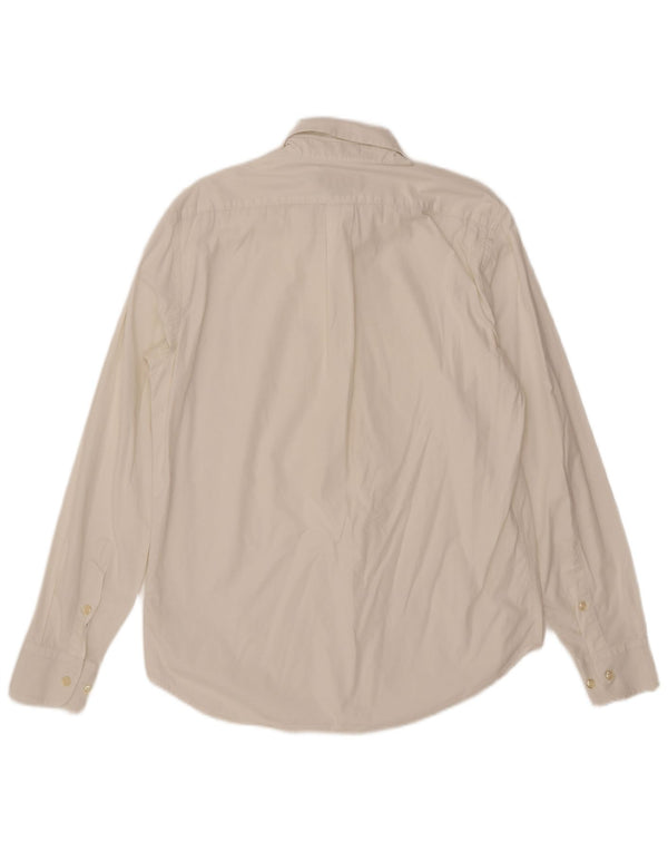 Marlboro Classics - Camisa de corte regular para hombre, talla grande, color blanco