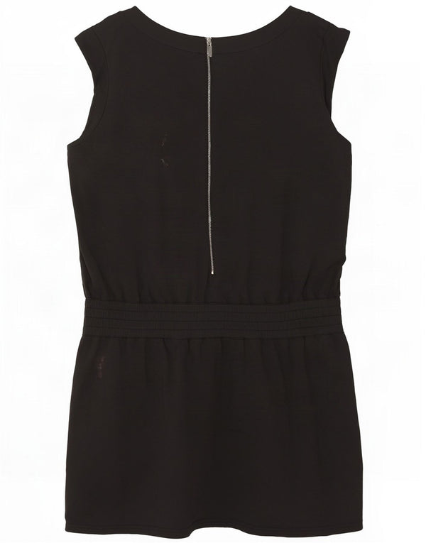 Oasis Vestido tubo sin mangas para mujer UK 46 Grande Algodón negro