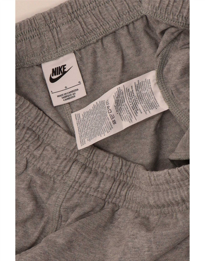 Pantalones de chándal Nike para hombre de algodón moteado gris grande