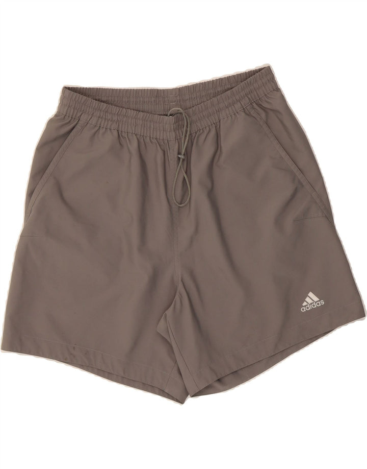 ADIDAS Mens Sport Shorts UK 36 Small  Grey Polyester Vintage Adidas and Second-Hand Adidas from Messina Hembry 