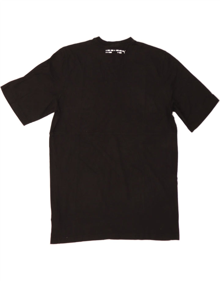 PUMA Mens Graphic T-Shirt Top Large Black Cotton Vintage Puma and Second-Hand Puma from Messina Hembry 