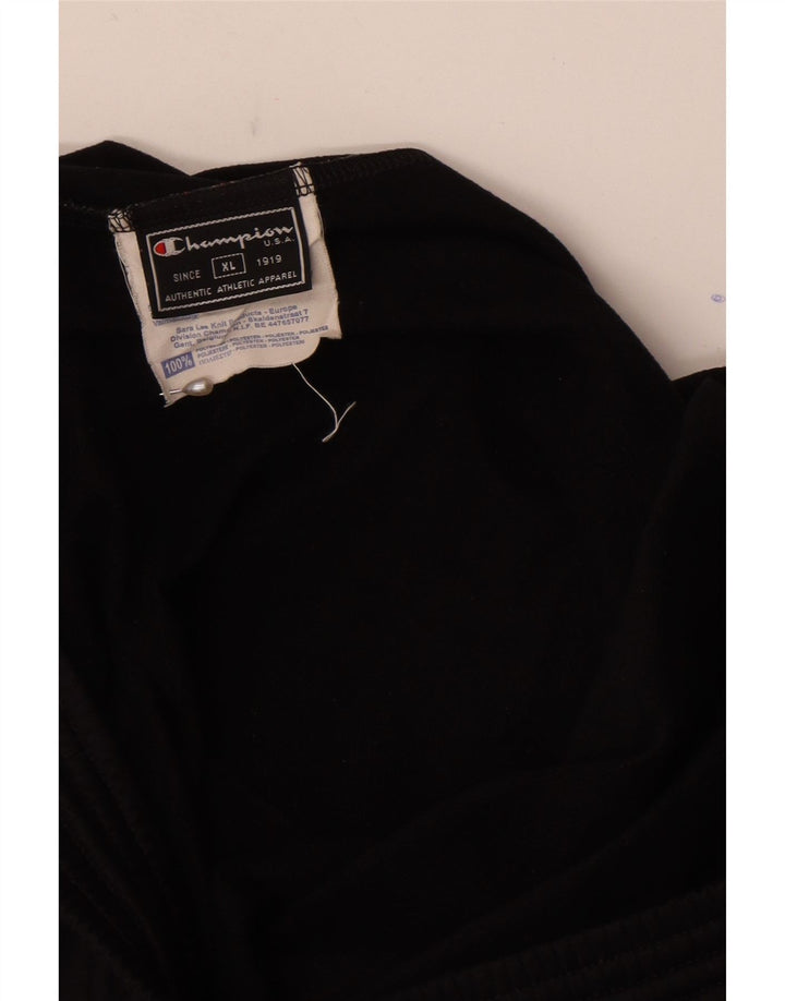 Champion Pantalones De Chándal Para Hombre Joggers XL Negro Poliéster