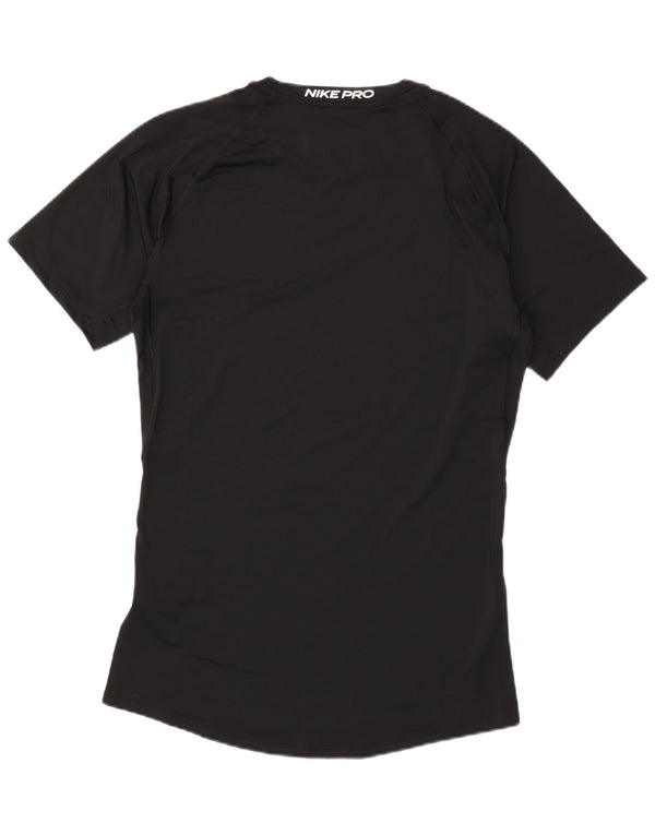 NIKE Camiseta ajustada para hombre XL Poliéster negro