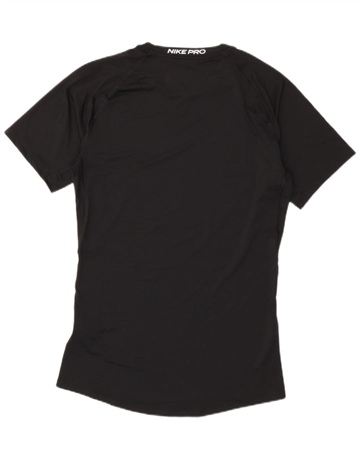 NIKE Camiseta ajustada para hombre XL Poliéster negro