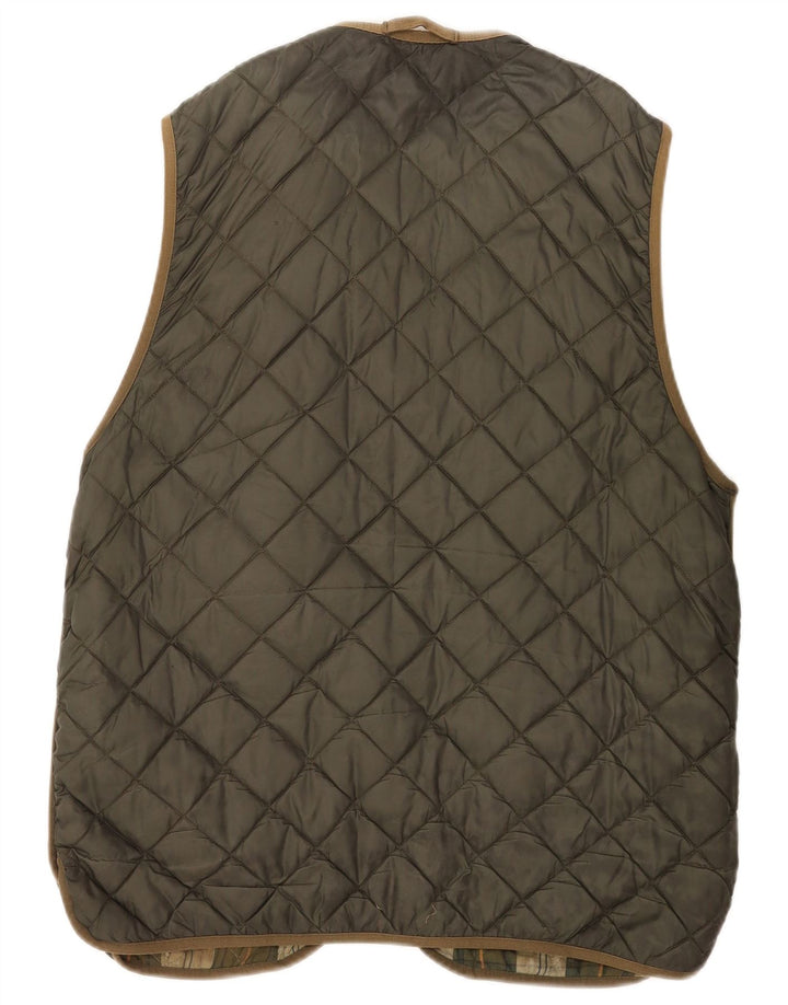 Chaleco acolchado Barbour para hombre Reino Unido 44 Grande Caqui