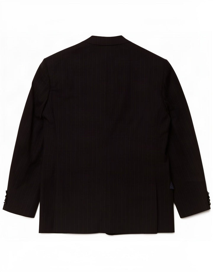 Marks & Spencer Chaqueta tipo blazer de 2 botones para hombre UK 48 2XL Azul marino a rayas