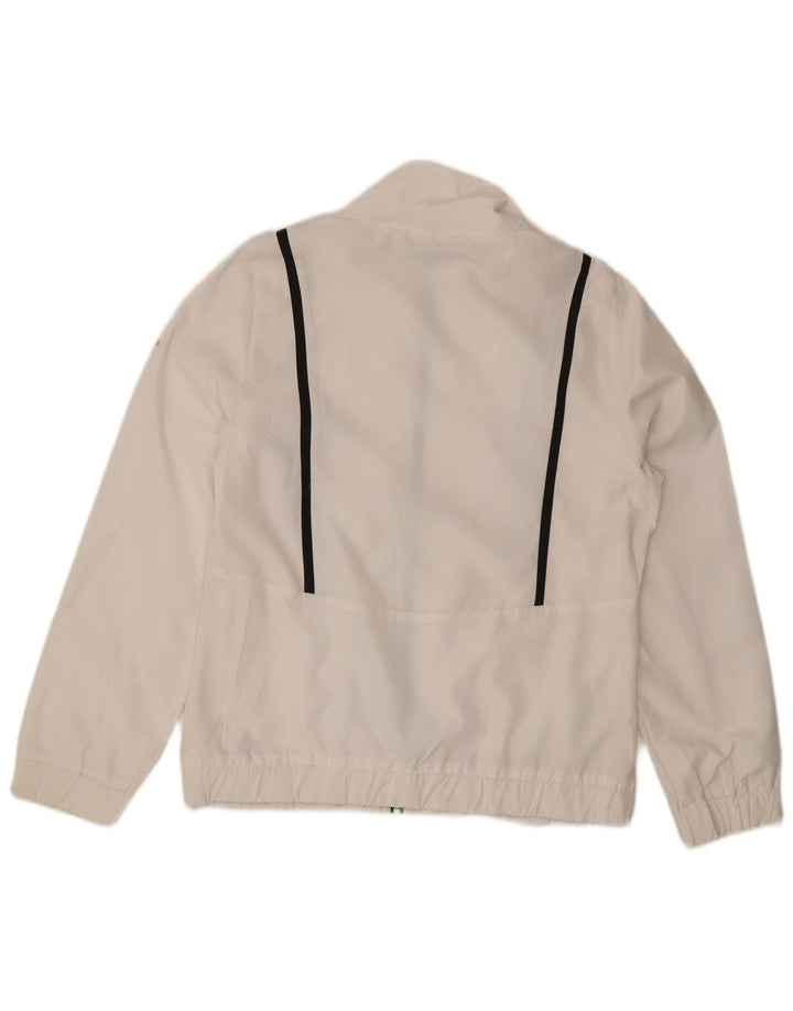 Reebok - Chaqueta de chándal para mujer, talla 40, poliéster blanco mediano