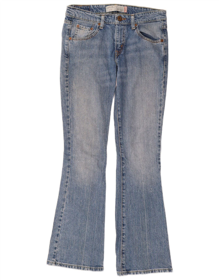 Levi's Mujer 518 Vaqueros Super Low Bootcut W28 L32 Algodón Azul