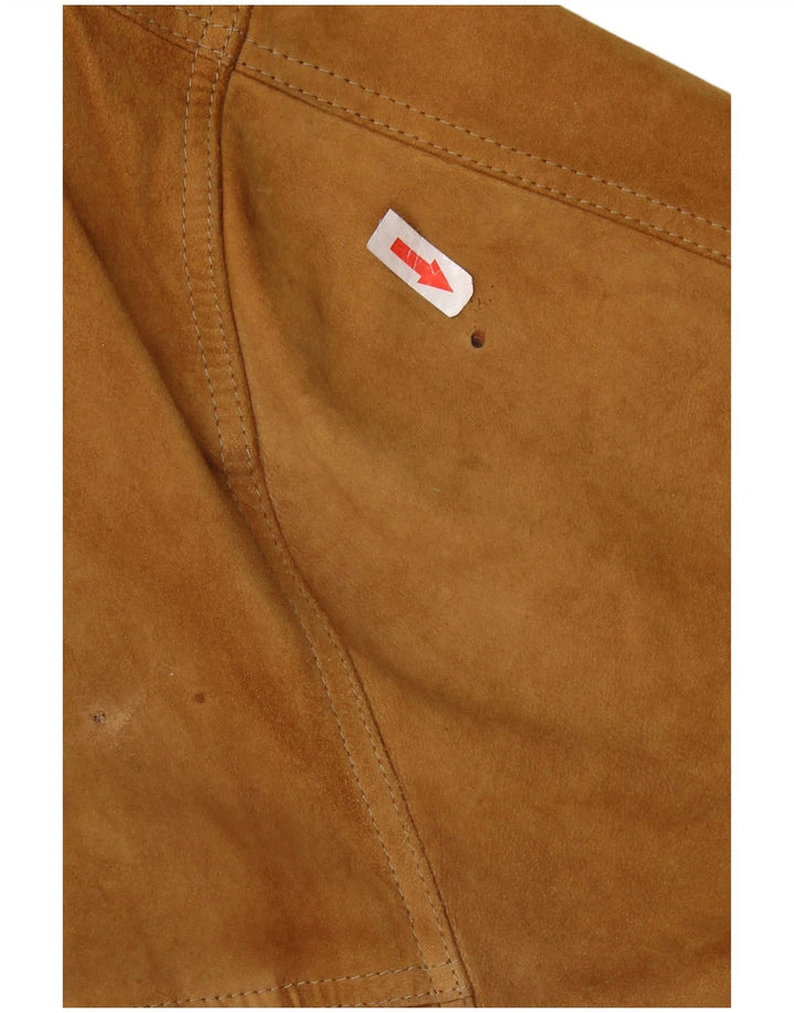 ASGARD Abrigo de ante para hombre UK 42 XL Marrón