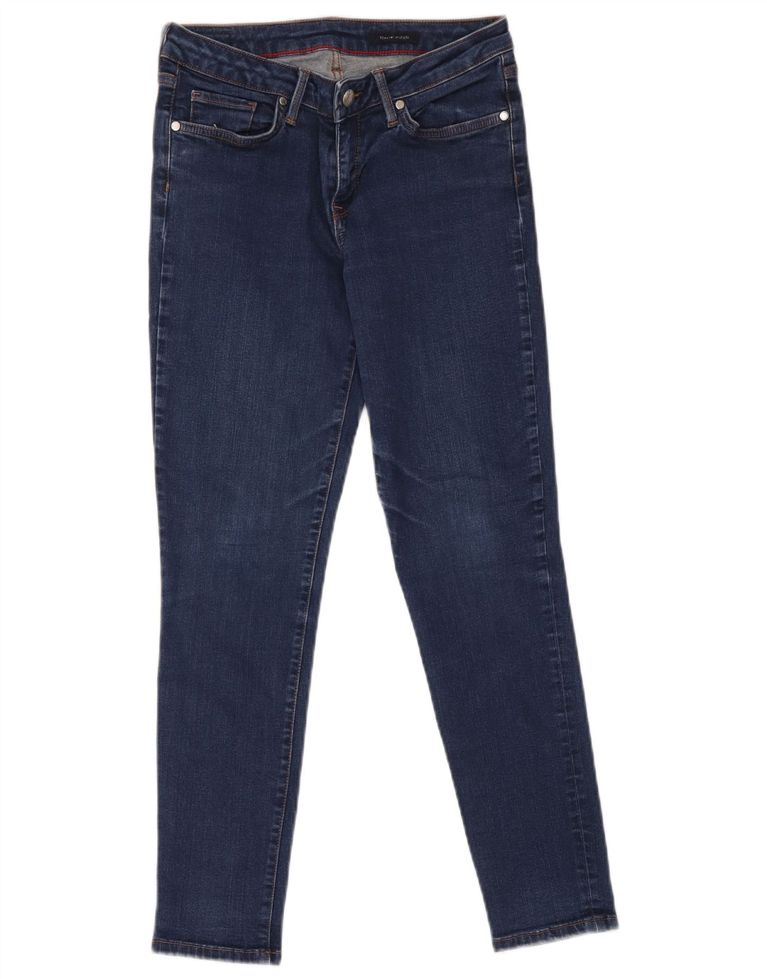 Vaqueros pitillo para mujer Tommy Hilfiger W28 L30 Poliéster azul marino
