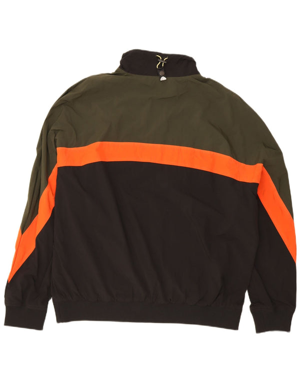 Superdry Chaqueta Anorak para hombre ES 42 XL Nylon color block negro