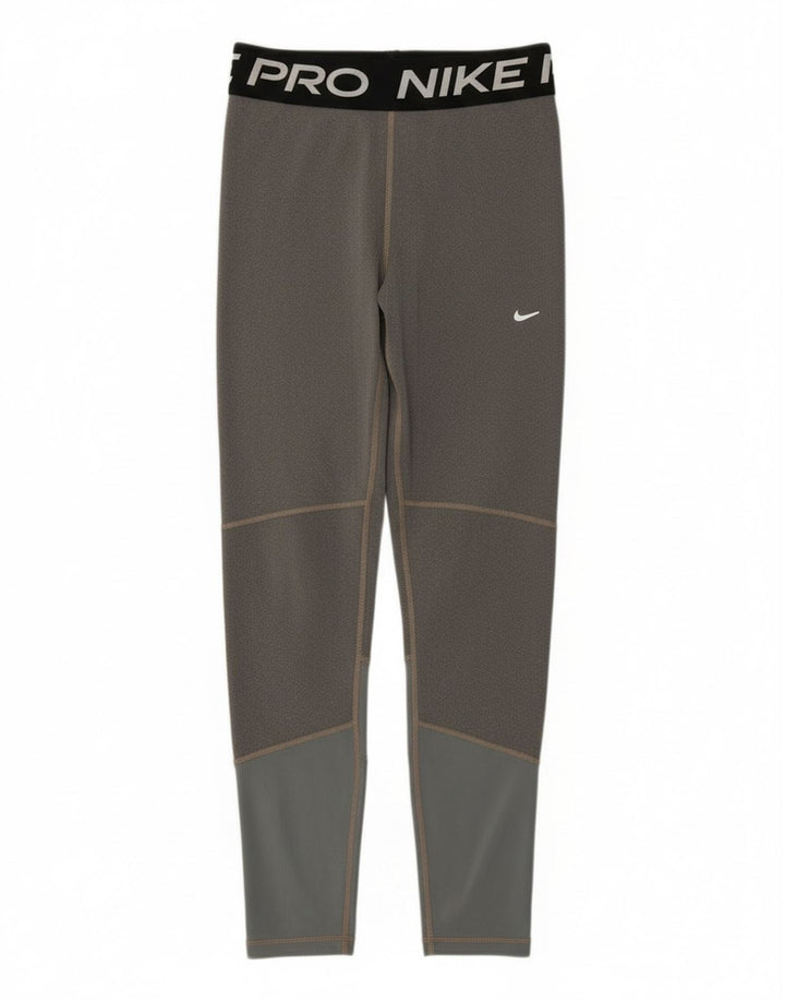 Nike Leggings gráficos para niñas 12-13 años Grande Gris Colorblock Poliéster