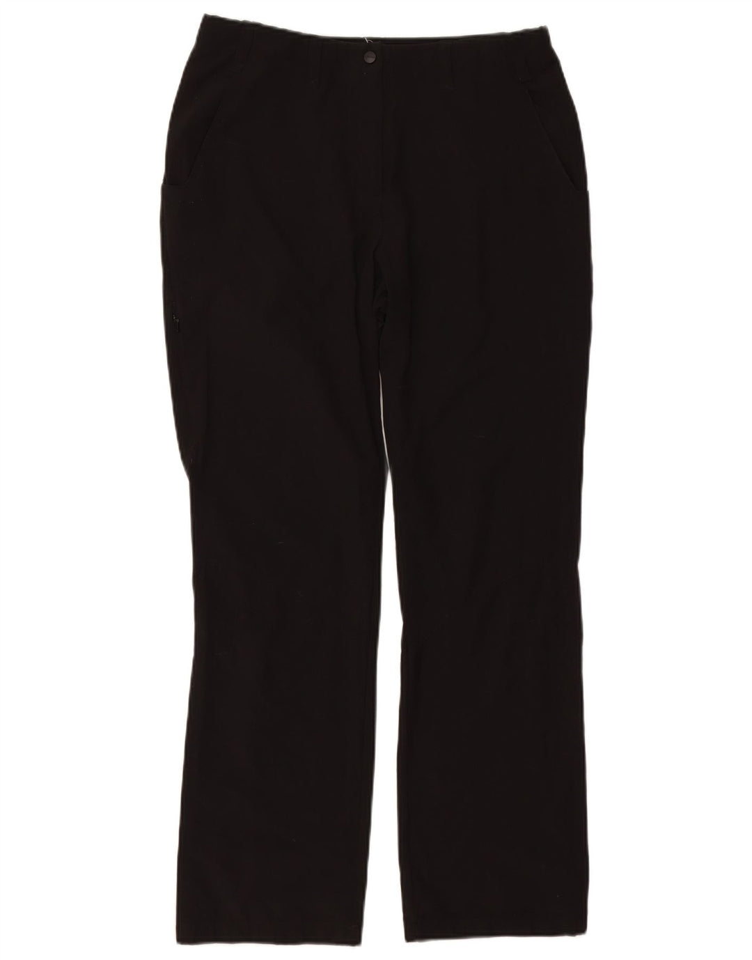ROHAN Pantalones chinos rectos para mujer UK 12 Medium W30 L30 Poliamida negra