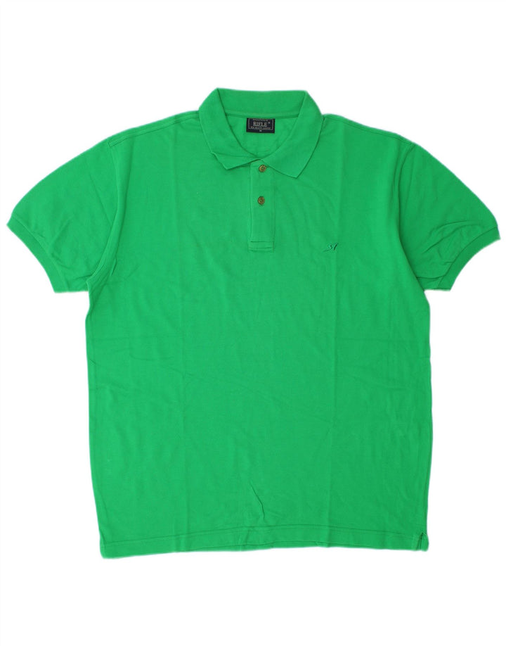 Polo Hombre Rifle Algodón Verde Medio