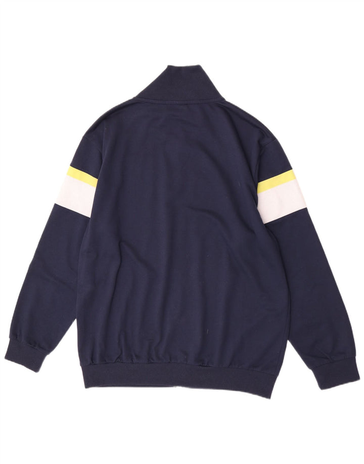 Kappa Hombre Chándal Top Chaqueta 2XL Azul Marino Colorblock