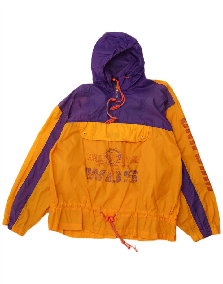 UNIFORM Chaqueta impermeable tipo jersey para hombre, talla 38, color naranja mediano