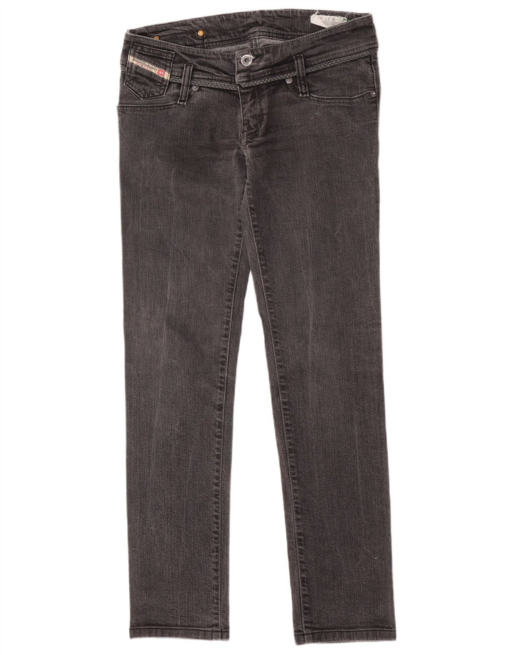 Diesel Mujer Matic Skinny Jeans W27 L29 Gris