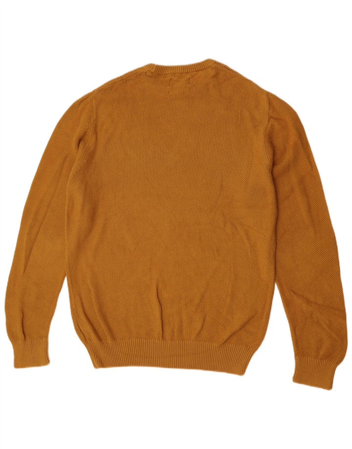 Marks & Spencer Jersey Regular Fit con Cuello Redondo para Hombre Amarillo Medio