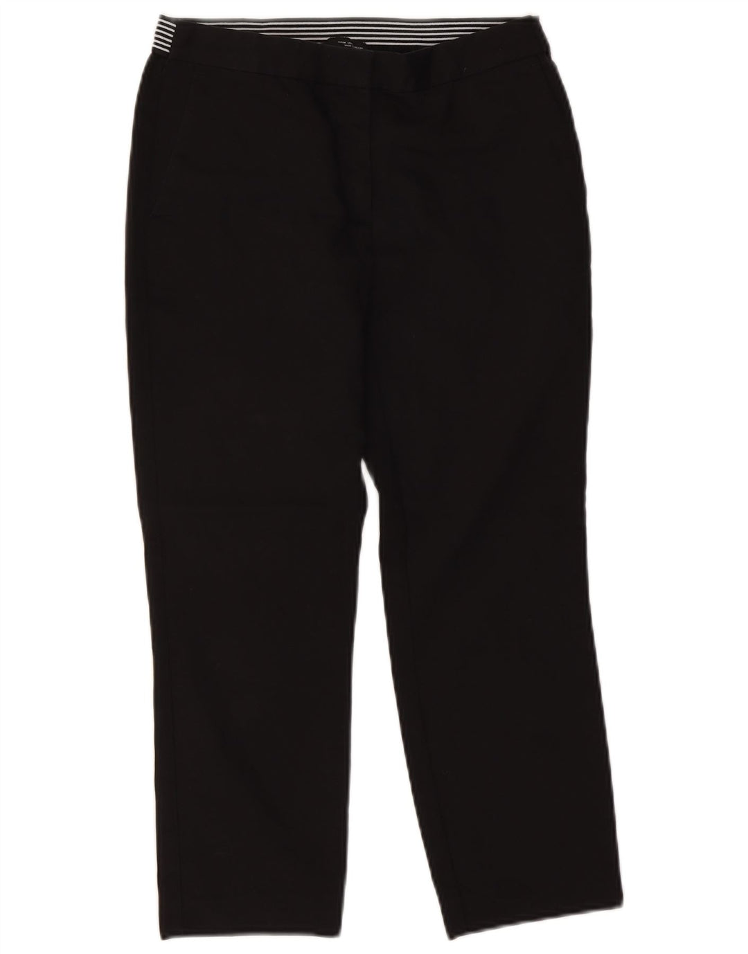 Zara Mujer Pantalones Cortos Rectos Medianos W28 L23 Negro