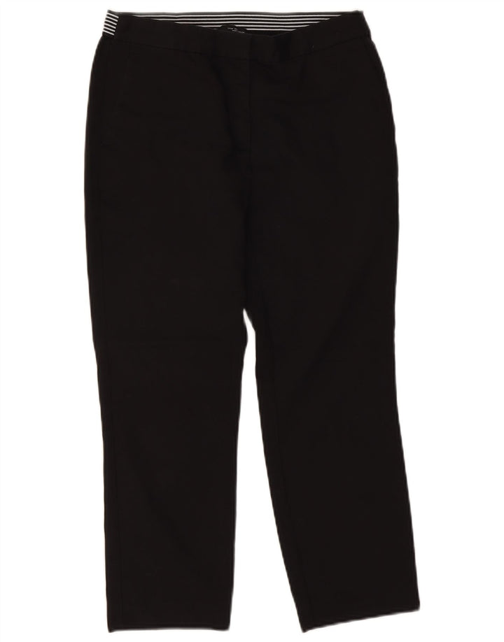 Zara Mujer Pantalones Cortos Rectos Medianos W28 L23 Negro