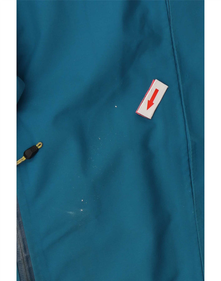 Berghaus Chaqueta impermeable con capucha para mujer UK 40 Poliamida azul medio