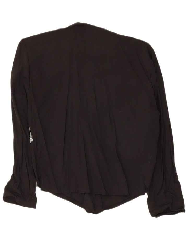 Blusa Zoe Mujer IT 44 Medium Viscosa Cuadros Negro