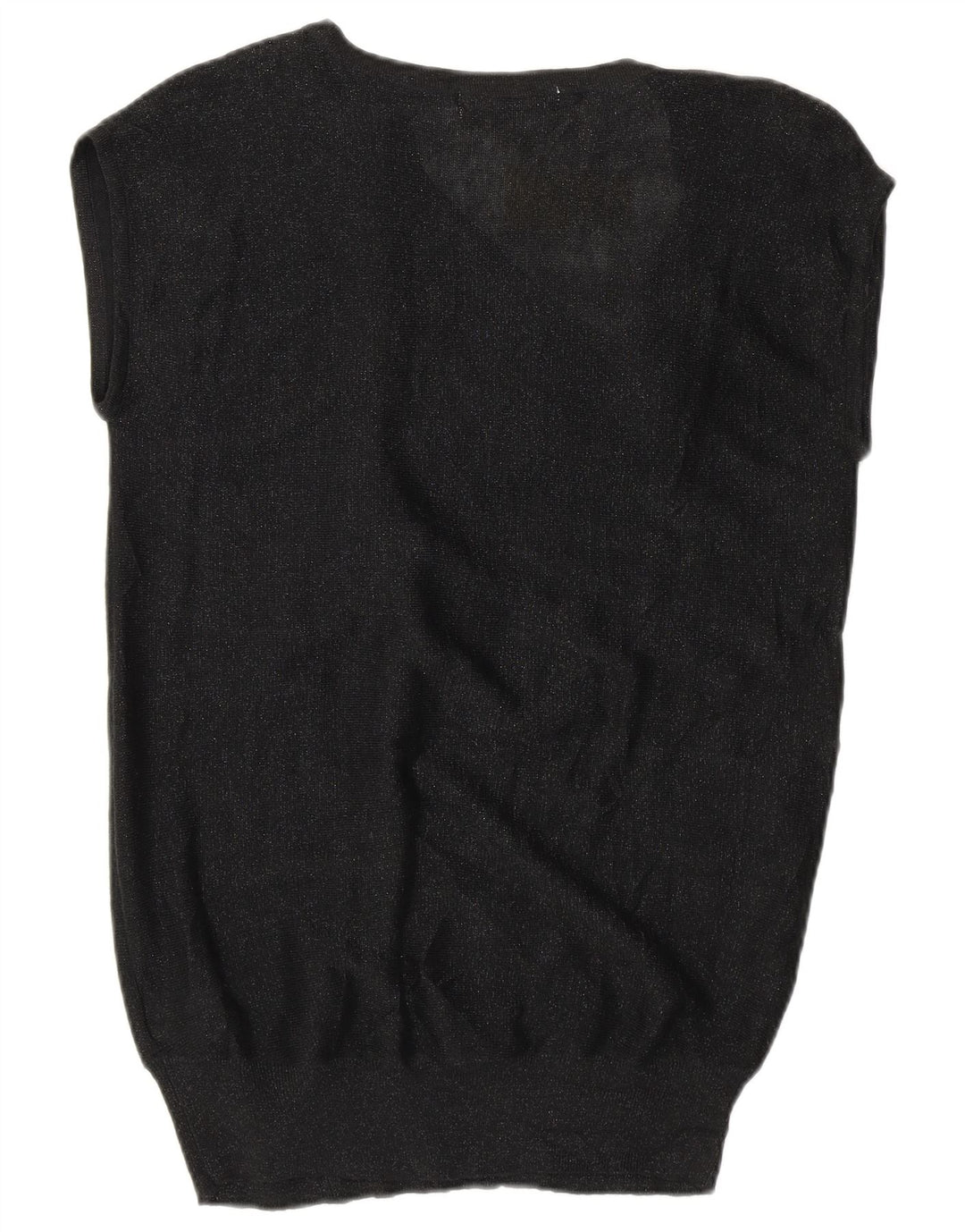 Michael Kors Blusa sin mangas para mujer Top Reino Unido 10 Pequeño Algodón negro