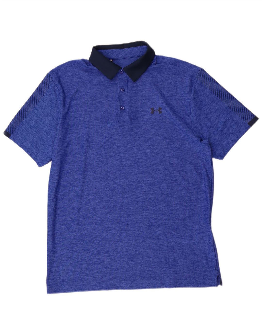 Under Armour Polo Heat Gear Poliéster Colorblock Azul Medio Hombre