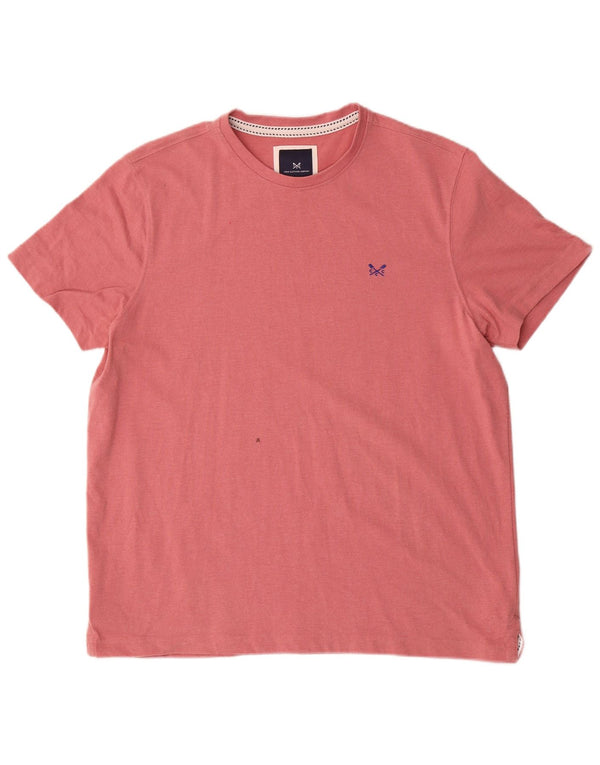 Crew Clothing Camiseta para hombre Top XL Algodón rosa